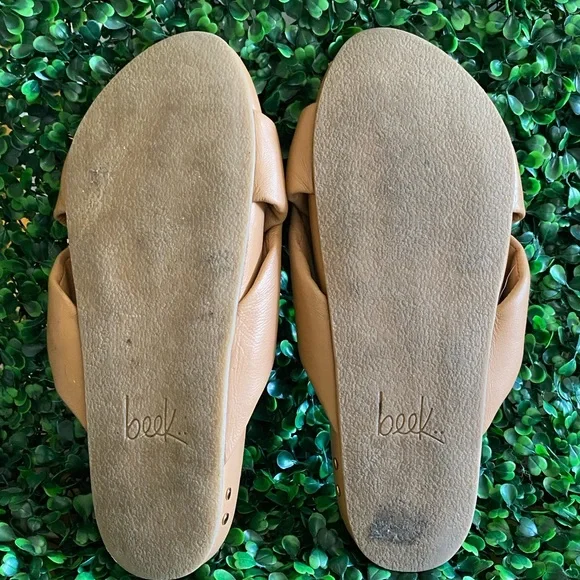 beek Tan Leather Sandals - Picture 6 of 11